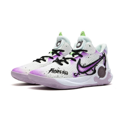 Custom Death Scythe KD Trey 5 IX Vintage Purple/white – custom sneakers view 2 | DiySneakers