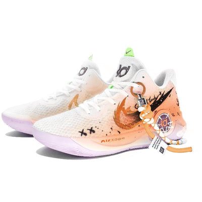Custom Vigorous Sweet Orange KD Trey 5 IX Vintage – custom sneakers view 2 | DiySneakers