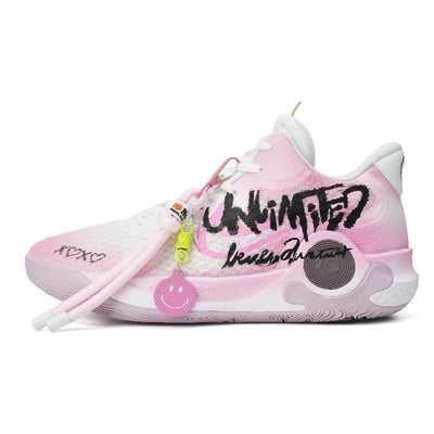 Custom Unlimited KD Trey 5 IX Vintage Pink/White – custom sneakers view 2 | DiySneakers
