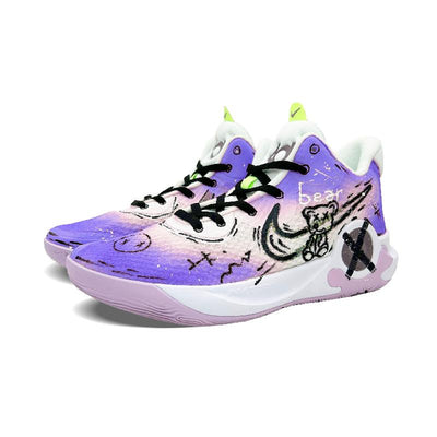 Custom Ursa purpurea KD Trey 5 IX Vintage Purple – custom sneakers view 2 | DiySneakers