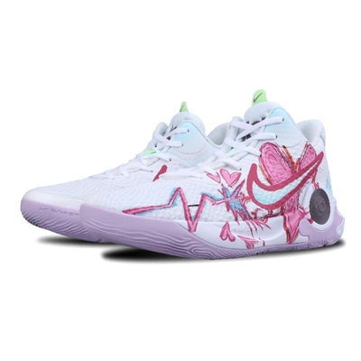 Custom Love retracing KD Trey 5 IX Vintage Pink – custom sneakers view 2 | DiySneakers