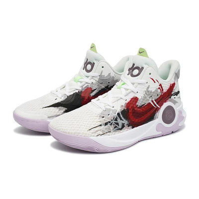 Custom Grey Shadow Spider L Grey Red Trey 5 Vintage – custom sneakers view 2 | DiySneakers
