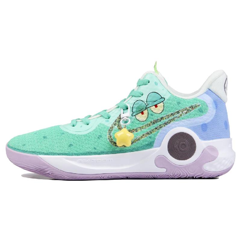 Custom On the Qixi Festival, octopuses bubble mandarin ducks KD Trey 5 IX Green/Purple/Yellow/Brown – hand-painted custom …