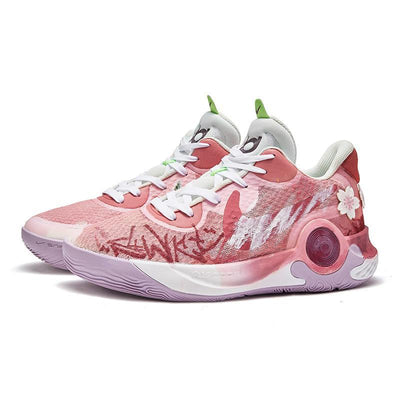 Custom Fluttering KD Trey 5 IX Vintage Pink – custom sneakers view 2 | DiySneakers