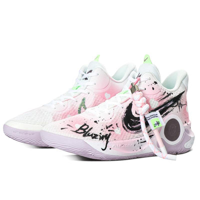 Custom Pink Oxygen KD Trey 5 IX Black/Pink – custom sneakers view 2 | DiySneakers