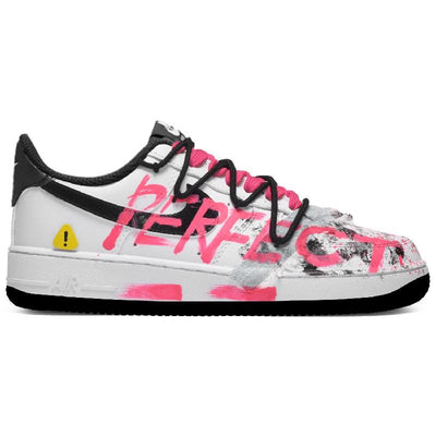 Custom Perfectionist black and white roses for both and Air Force 1 Black And White Roses – custom sneakers view 2 | DiySn…