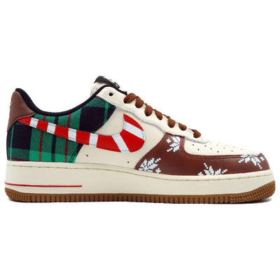 Custom Reindeer Air Force 1 Red/Green/Brown – custom sneakers view 2 | DiySneakers