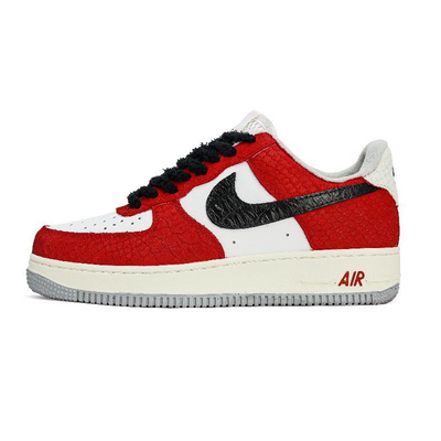 Custom Snake dance for the Spring Festival Air Force 1 Black/Red/White – custom sneakers view 2 | DiySneakers