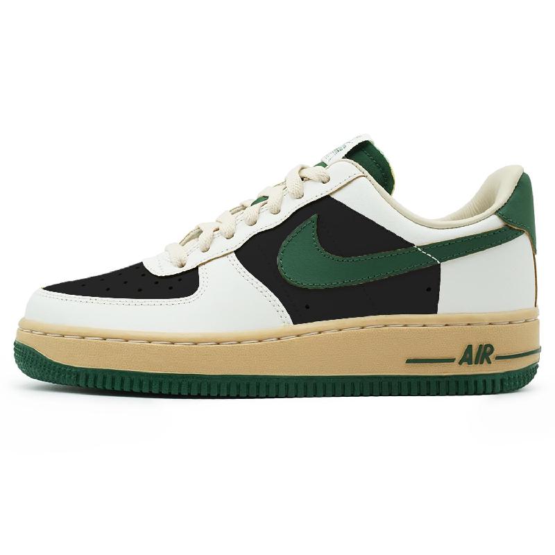 Custom Female soul shepherd Air Force 1 Black/White/Green – hand-painted custom sneakers | DiySneakers