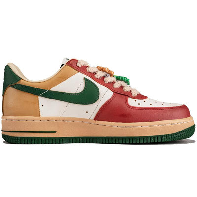 Custom Cartoon Christmas Air Force 1 Green – custom sneakers view 2 | DiySneakers