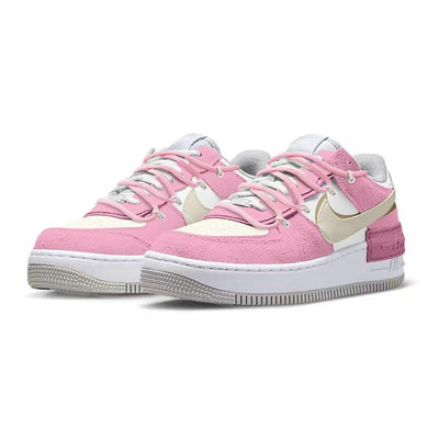 Custom Sakura Pudding Air Force 1 Beige – custom sneakers view 2 | DiySneakers
