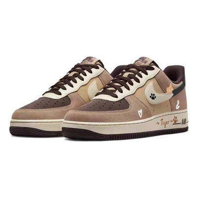 Custom Lazy little tiger Air Force 1 – custom sneakers view 2 | DiySneakers