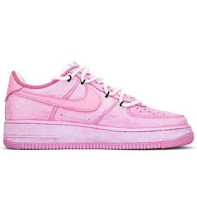 Custom Pink Shadow Bear Air Force 1 White/pink – custom sneakers view 2 | DiySneakers