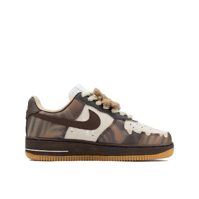 Custom Hot winter Air Force 1 Beige – custom sneakers view 2 | DiySneakers
