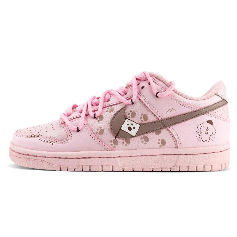 Custom Little Pudding Dog Dunk – hand-painted custom sneakers | DiySneakers