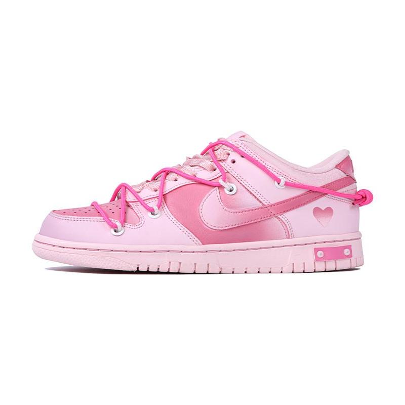Custom Female gradient cherry blossom Dunk – hand-painted custom sneakers | DiySneakers