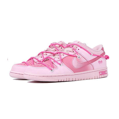 Custom Female gradient cherry blossom Dunk – custom sneakers view 2 | DiySneakers