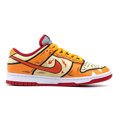 Custom The female version of the little fire dragon is orange-yellow Dunk – custom sneakers view 2 | DiySneakers