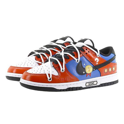 Custom Make a stunning debut Dunk Blue/yellow/red – custom sneakers view 2 | DiySneakers