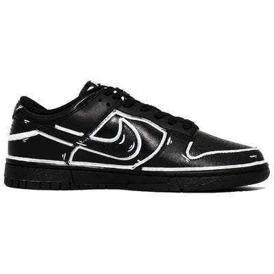 Custom Dimensional Black Knight S-BOX Dunk White – custom sneakers view 2 | DiySneakers