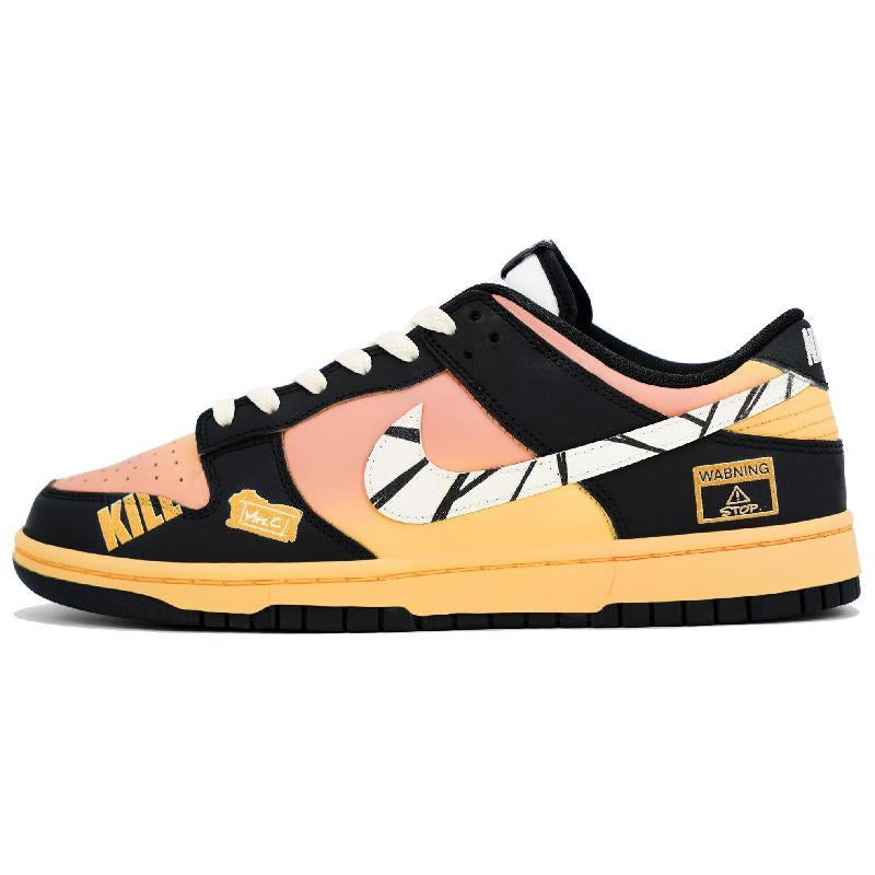 Custom Penalty area Dunk Pink/Black – hand-painted custom sneakers | DiySneakers