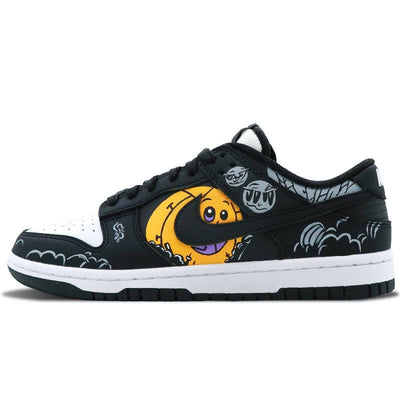 Custom Halloween Pumpkin Dunk – custom sneakers view 2 | DiySneakers
