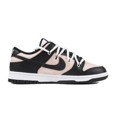 Custom American-style dirty pink, black, white and grey for both and Dunk – custom sneakers view 2 | DiySneakers