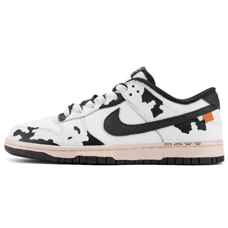 Custom Male oolong Dunk Black/White/Brown – hand-painted custom sneakers | DiySneakers