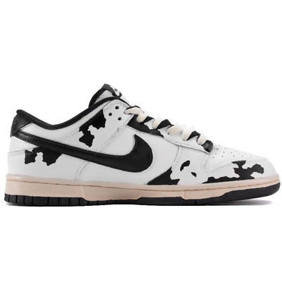 Custom Male oolong Dunk Black/White/Brown – custom sneakers view 2 | DiySneakers