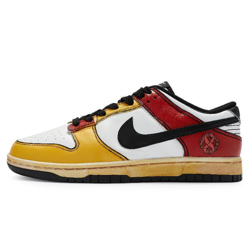 Custom anti-war alliance Dunk White – hand-painted custom sneakers | DiySneakers
