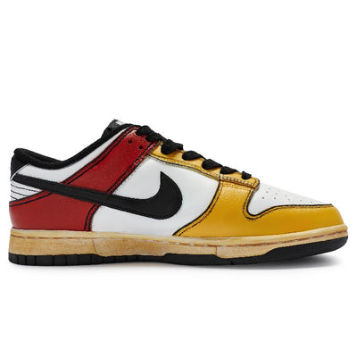 Custom anti-war alliance Dunk White – custom sneakers view 2 | DiySneakers