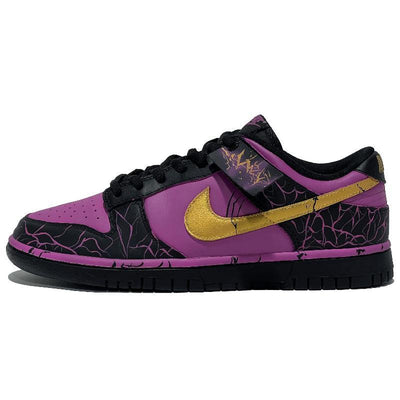 Custom Alien Invasion black and purple Dunk – custom sneakers view 2 | DiySneakers