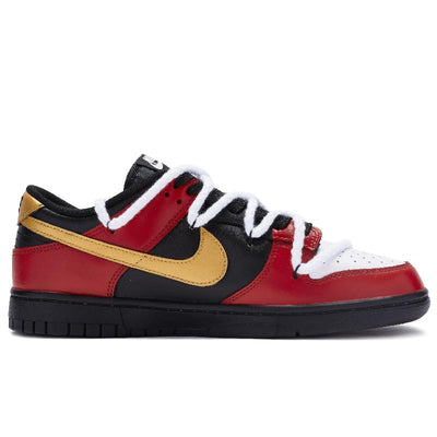 Custom The male genius Sakuragi Dunk Red, Black, White Gold – custom sneakers view 2 | DiySneakers