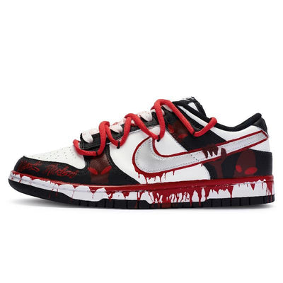 Custom Male Shadow cult Dunk Silver/White – custom sneakers view 2 | DiySneakers