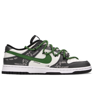 Custom Green Machinery Dunk – custom sneakers view 2 | DiySneakers