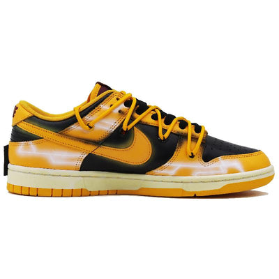 Custom Yellow alert Dunk – custom sneakers view 2 | DiySneakers