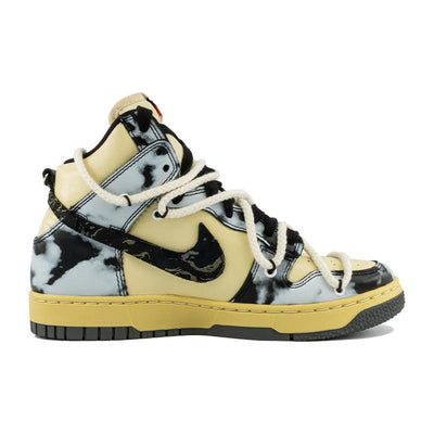 Custom Mist shadow Dunk Black/Grey/Beige – custom sneakers view 2 | DiySneakers