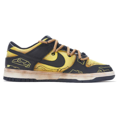 Custom The mechanical battle armor is black and yellow Dunk – custom sneakers view 2 | DiySneakers