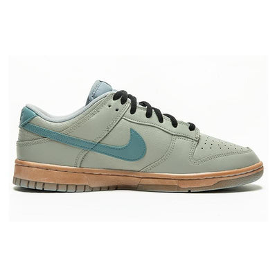 Custom striped cyan grey Dunk Dark Gray – custom sneakers view 2 | DiySneakers
