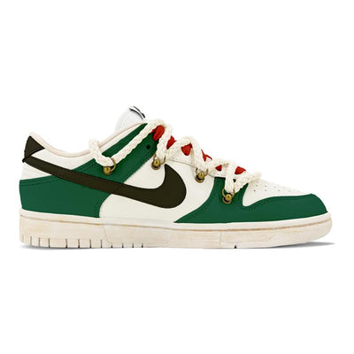Custom Jingle bells Dunk Mi/Green/Black – custom sneakers view 2 | DiySneakers