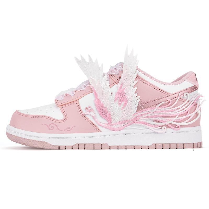 Custom "Pink Love" Dunk Pink – hand-painted custom sneakers | DiySneakers