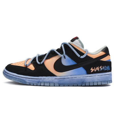 Custom California sunset black orange blue Dunk – custom sneakers view 2 | DiySneakers