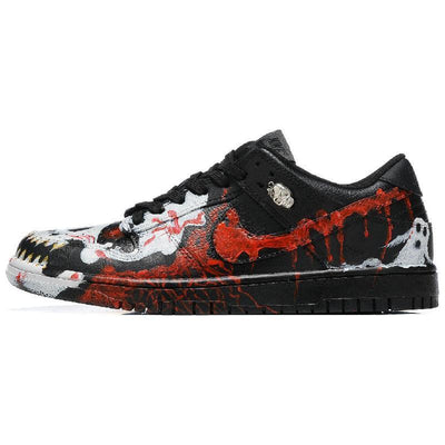 Custom Halloween Skull Dunk – custom sneakers view 2 | DiySneakers