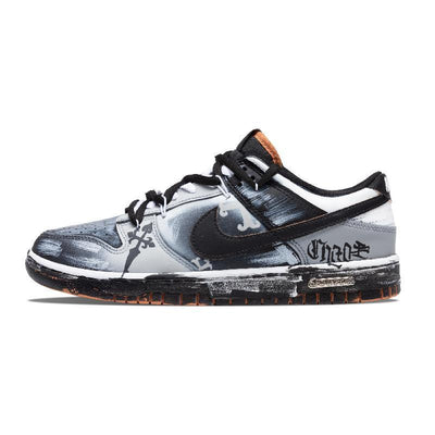 Custom The arrival of Goths Dunk Black/white/gray – custom sneakers view 2 | DiySneakers