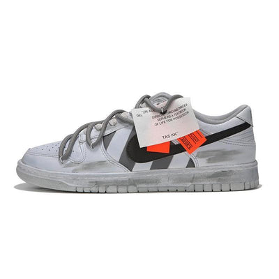 Custom high street industrial grey Dunk – custom sneakers view 2 | DiySneakers