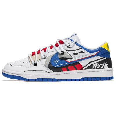 Custom Free Gundam Dunk – custom sneakers view 2 | DiySneakers