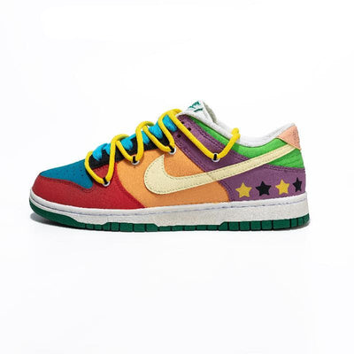 Custom Powerpuff Girls Dunk Red/Orange/Purple – custom sneakers view 2 | DiySneakers