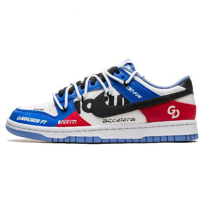 Custom The cold winter is vast and clear Dunk White/Blue – custom sneakers view 2 | DiySneakers