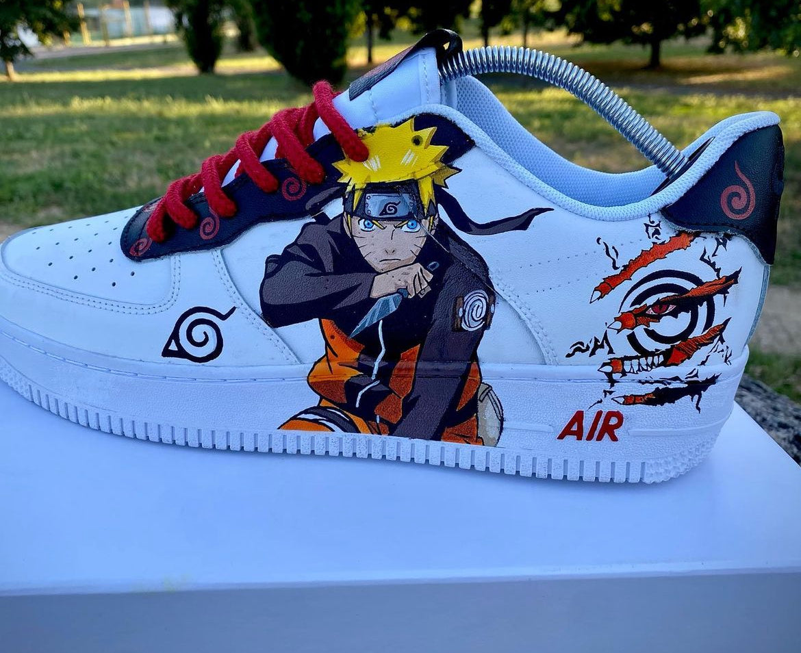 Custom Naruto Air Force 1 – hand-painted custom sneakers | DiySneakers