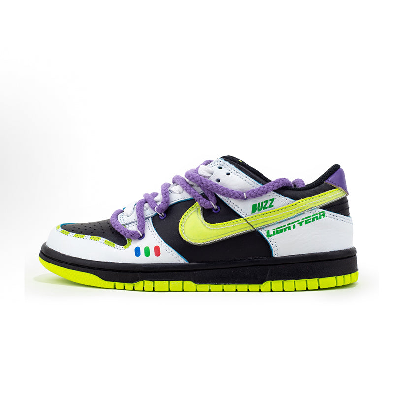 Custom Buzz Lightyear Dunk For Children – hand-painted custom sneakers | DiySneakers